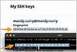 What is a SSH key fingerprint and how is it generate